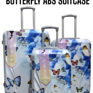 3 IN 1 FENGTIANLI BUTTERFLY ABS FIBER SUITCASES