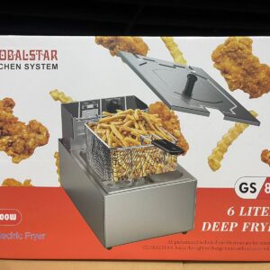6 L GLOBALSTAR STAINLESS STEEL SINGLE DEEP FRYER