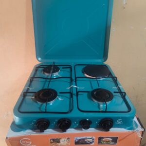 EUROCHEF 3 GAS + 1 ELECTRIC TABLE-TOP COOKER