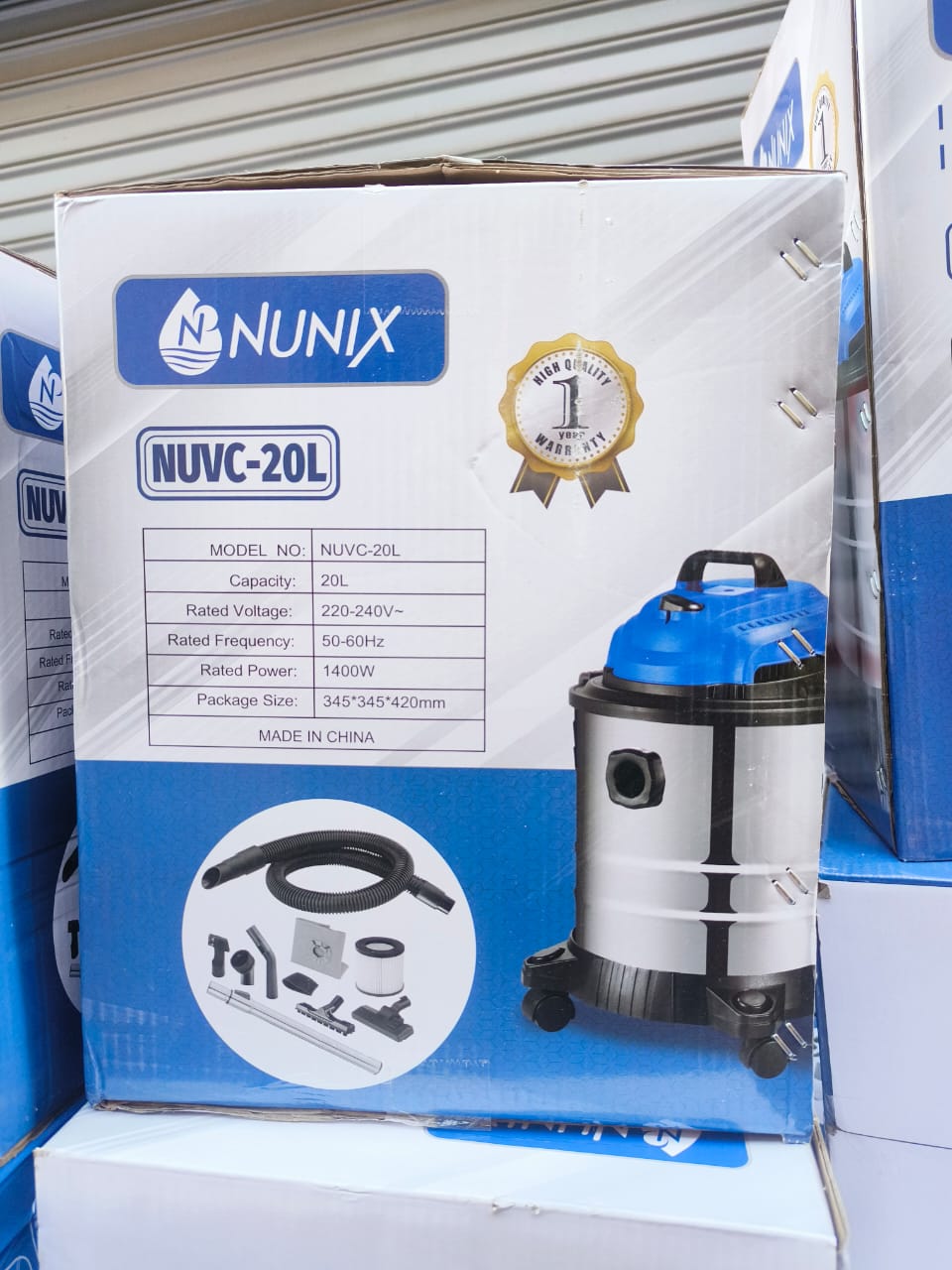 NUNIX (NUVC-20L) 20 L WET & DRY VACUUM CLEANER