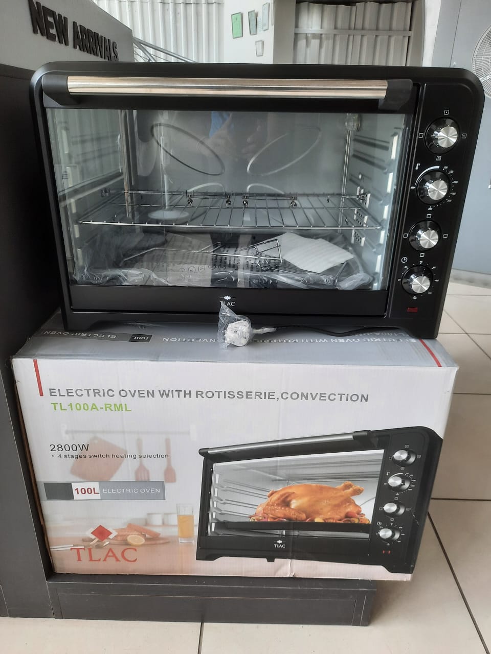 TLAC 100 L TABLE TOP OVEN WITH CONVENTION FAN