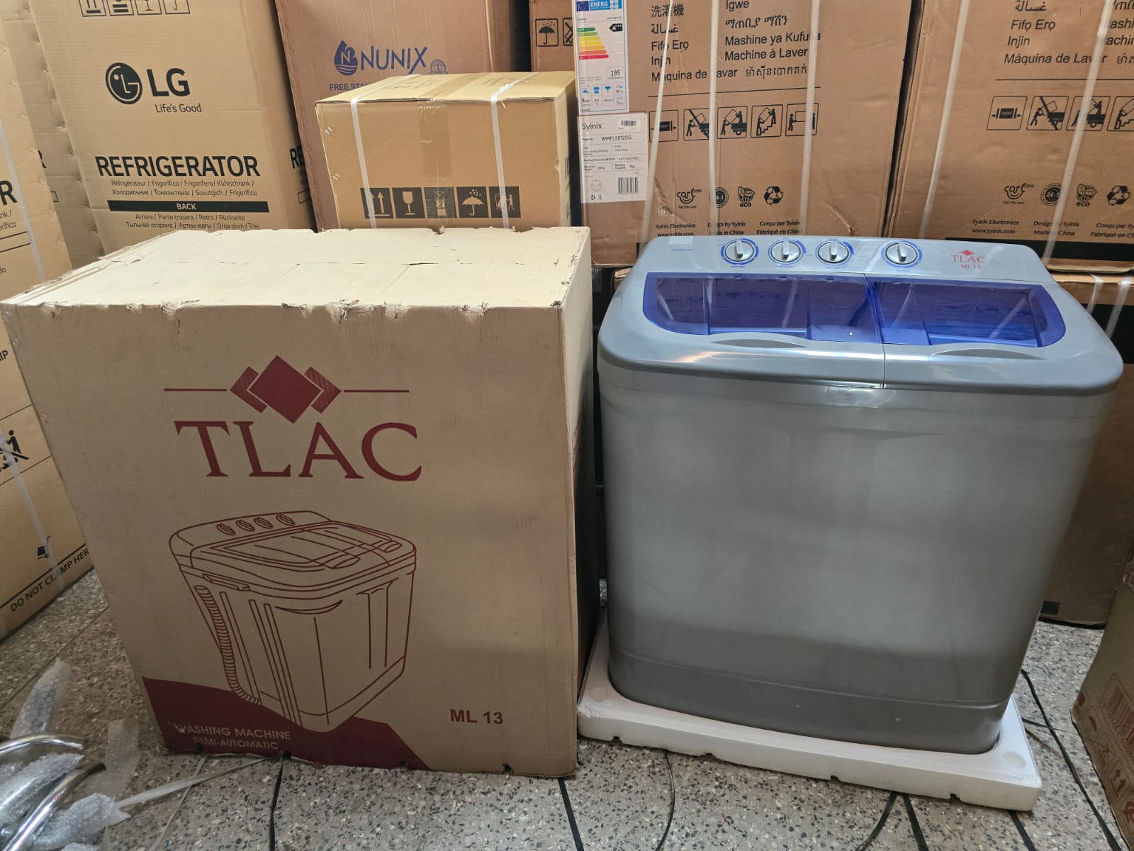 13 KGS TLAC TWIN TUB SEMI AUTOMATIC WASHING MACHINE