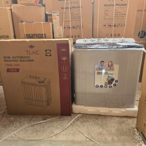 12 KGS TLAC (TWM-1201) TWIN TUB SEMI AUTOMATIC WASHING MACHINE