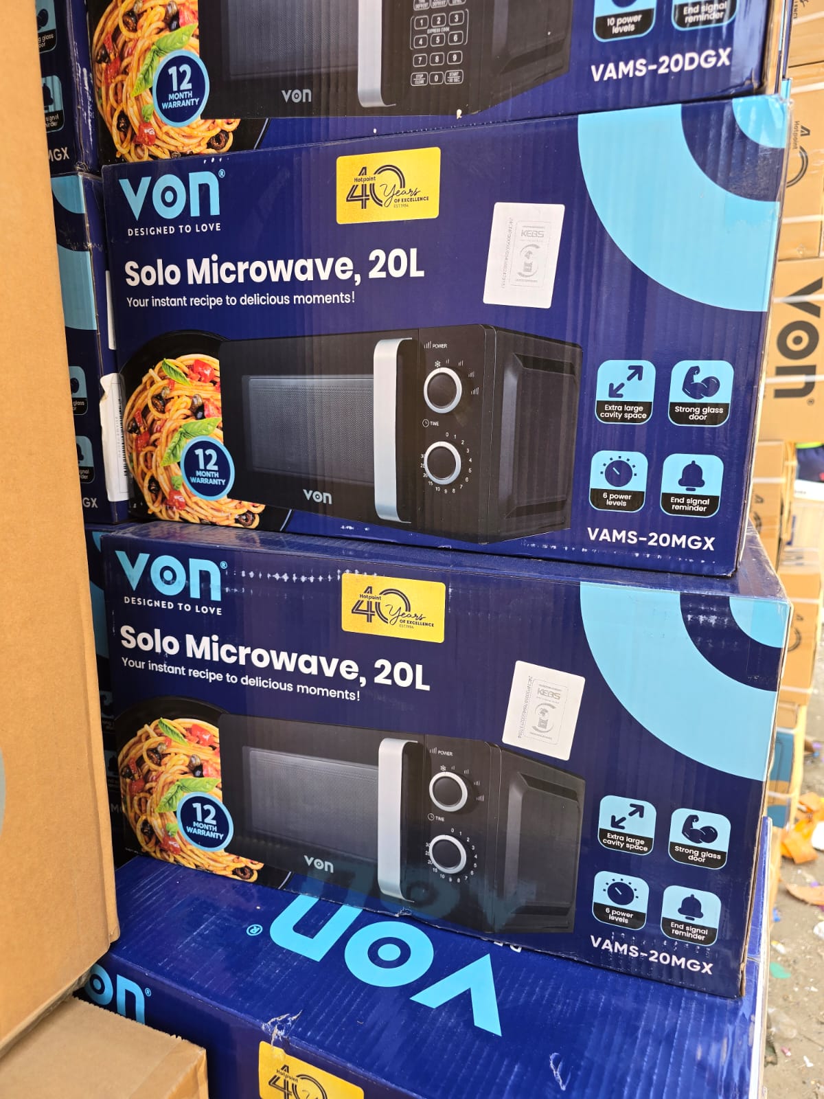 VON (VAMS-20MGX) 20 L MANUAL MICROWAVE OVEN