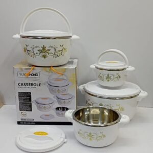 4 PCS CASSEROLE HOTPOTS SET