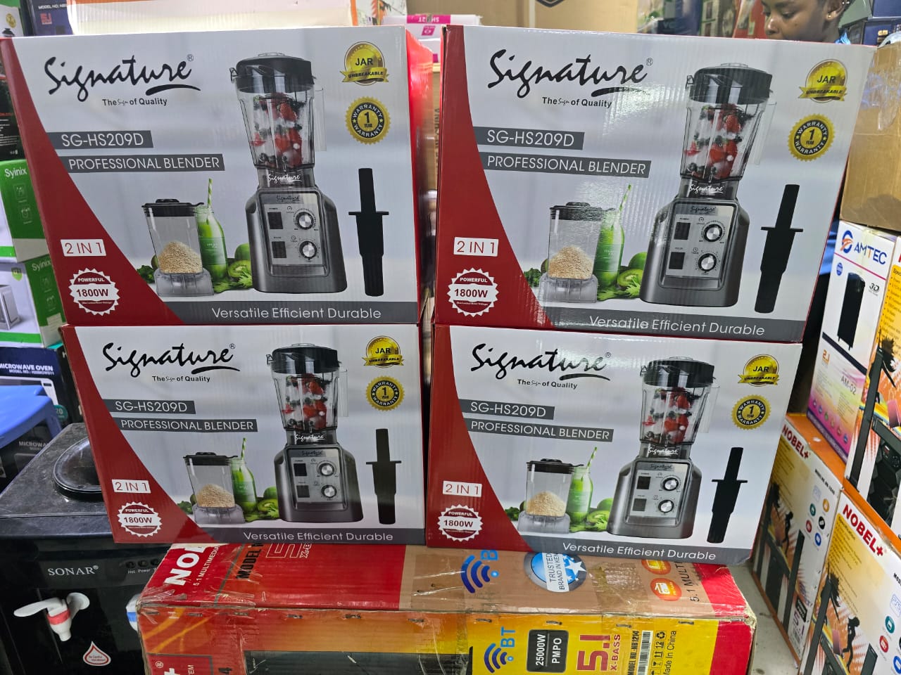 2 IN 1 SIGNATURE HEAVY DUTY PROFESSIONAL BLENDER