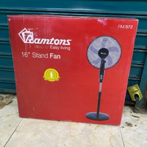 RAMTONS (RM/572) BLACK ECONO STANDING FAN