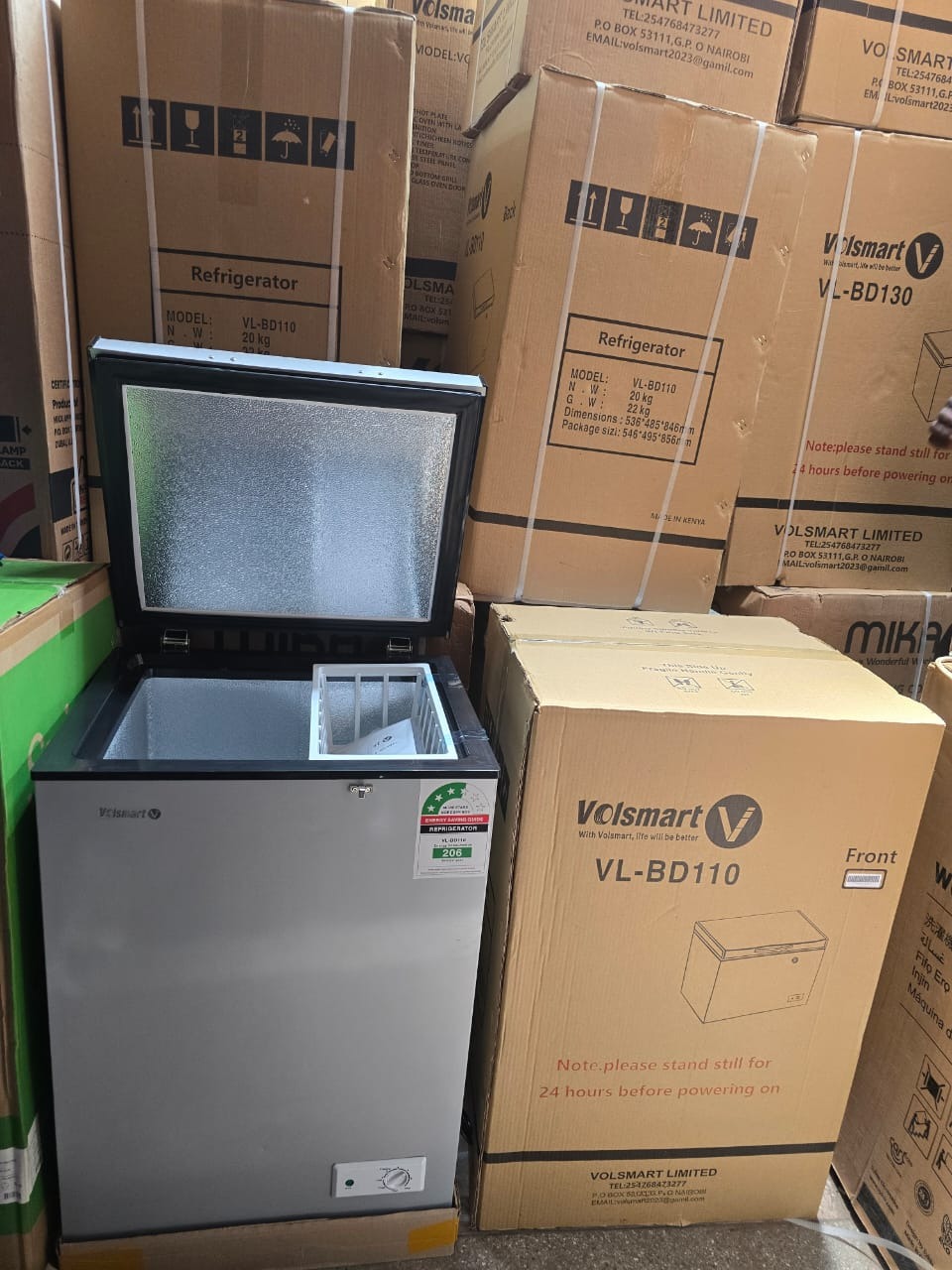 VOLSMART 110 L LARGE CAPACITY CHEST FREEZER