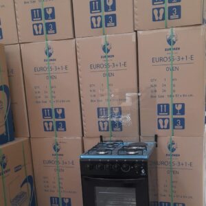 50×55 EUROKEN 3G+1E STANDING COOKER WITH ELECTRIC OVEN