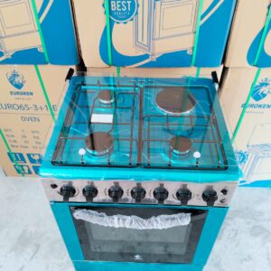 EUROKEN 60*55 3 GAS + 1 ELECTRIC STANDING COOKER