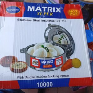 10000 ML MATRIX STAINLESS STEEL HOTPOT ( SINGLE PIECE)