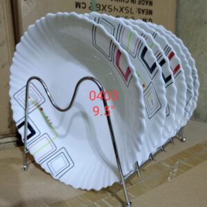 6 PCS SET OF 10.5" CERAMIC SOUP PLATES