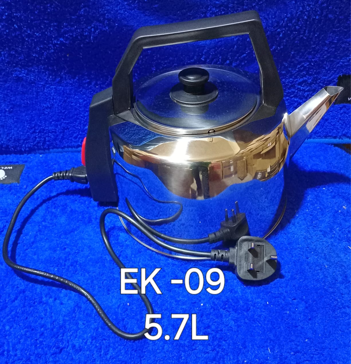 5.7 L NUNIX (EK-09) STAINLESS STEEL ELECTRIC KETTLE