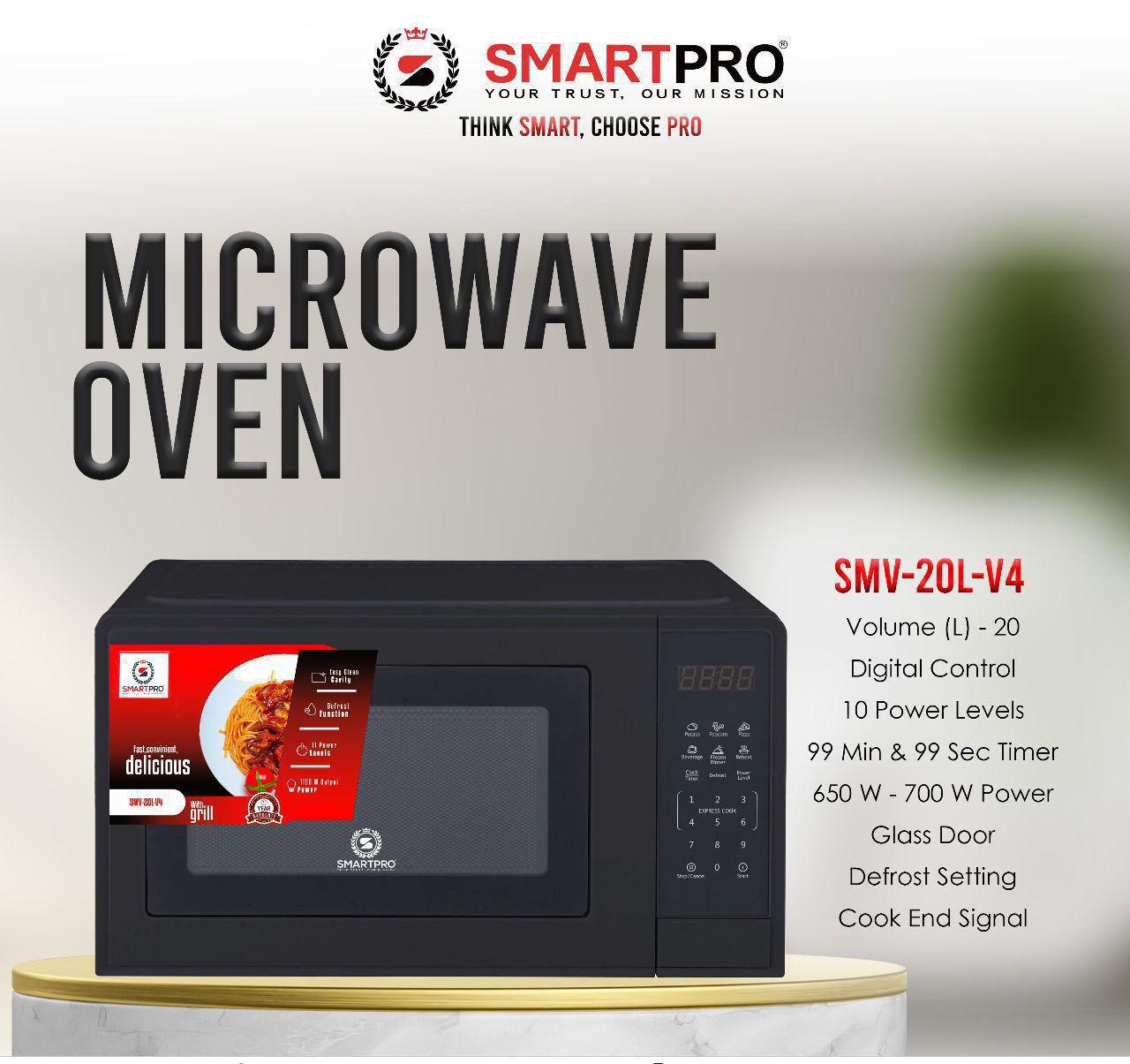 20 L SMART PRO DIGITAL MICROWAVE 0VEN