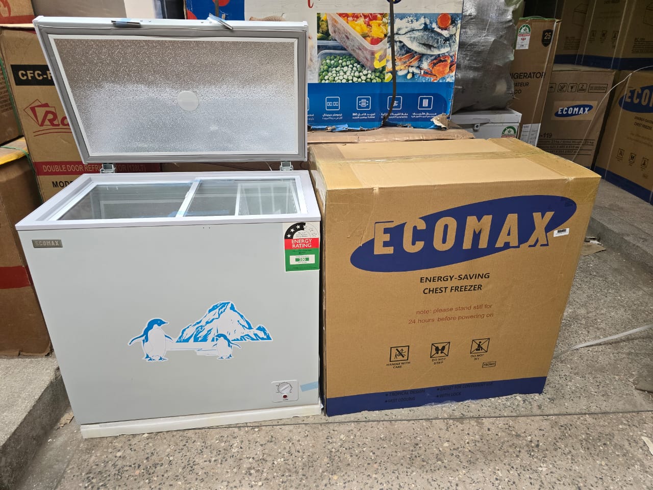ECOMAX 169 L CHEST DEEP FREEZER