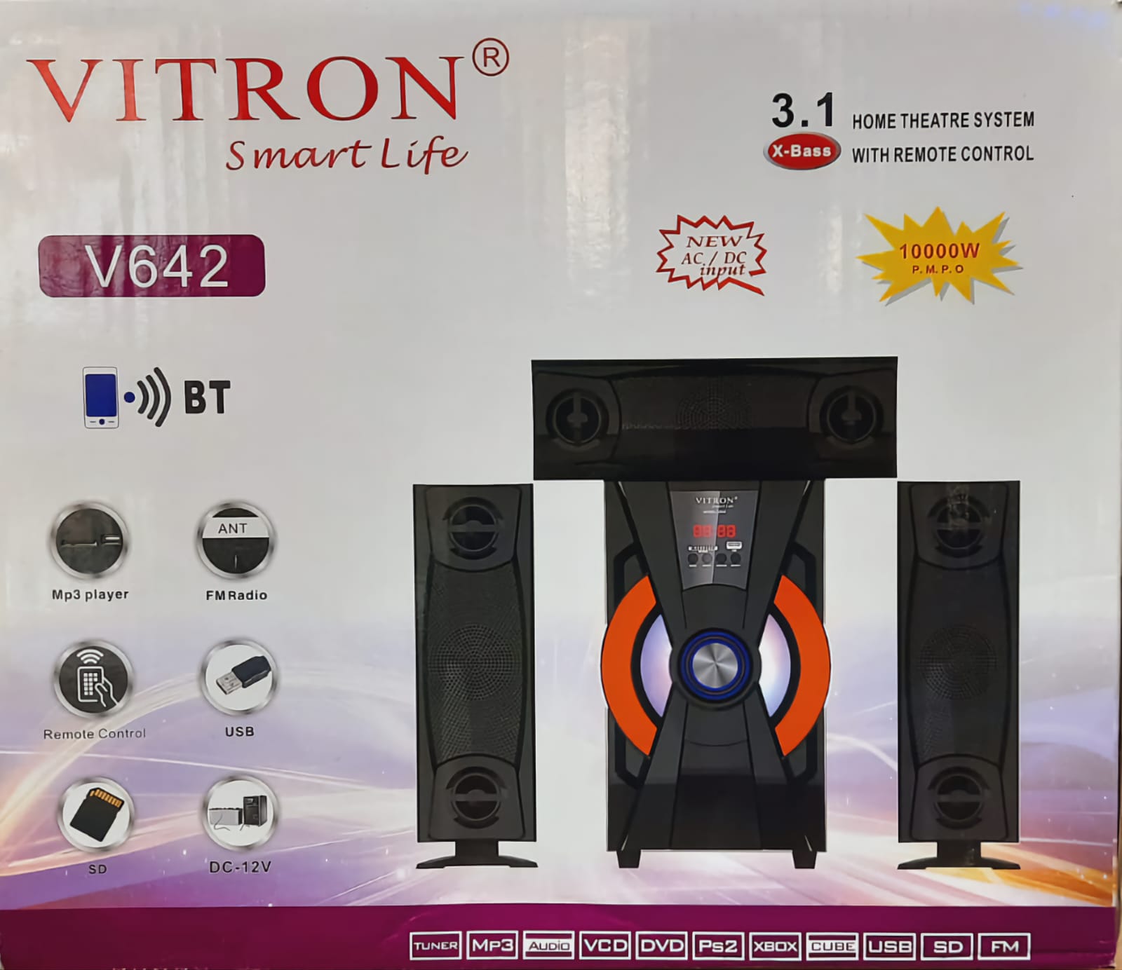 VITRON V642 3.1 CH MULTIMEDIA SPEAKER SYSTEM