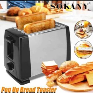 SOKANY 2 SLICE POP UP BREAD TOASTER