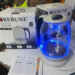 REBUNE 1.7 L GLASS ILLUMINATING ELECTRIC KETTLE
