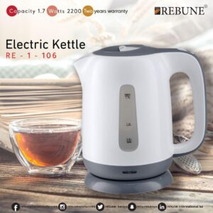 REBUNE (RE-1-106) 1.7 L PLASTIC ELECTRIC KETTLE