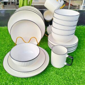 24 PCS JAPANESE CERAMIC DINNER SET