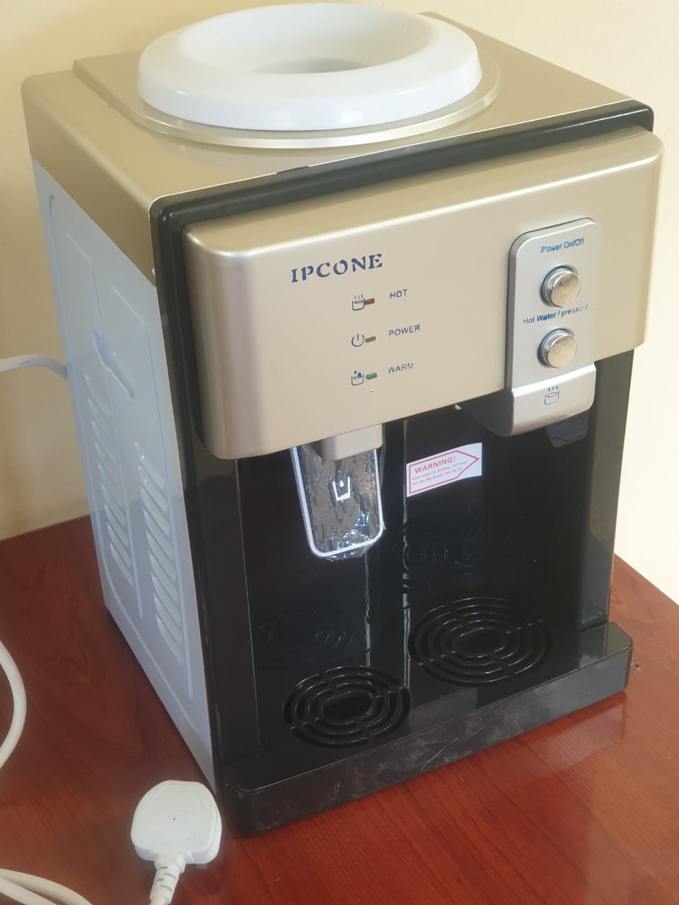 SILVER IPCONE TABLE TOP WATER DISPENSER