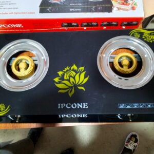 IPCONE 2 BURNER GLASS TOP TABLE TOP COOKER