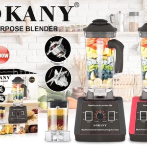 2 IN 1 SOKANY COMMERCIAL BLENDER (SK-666)