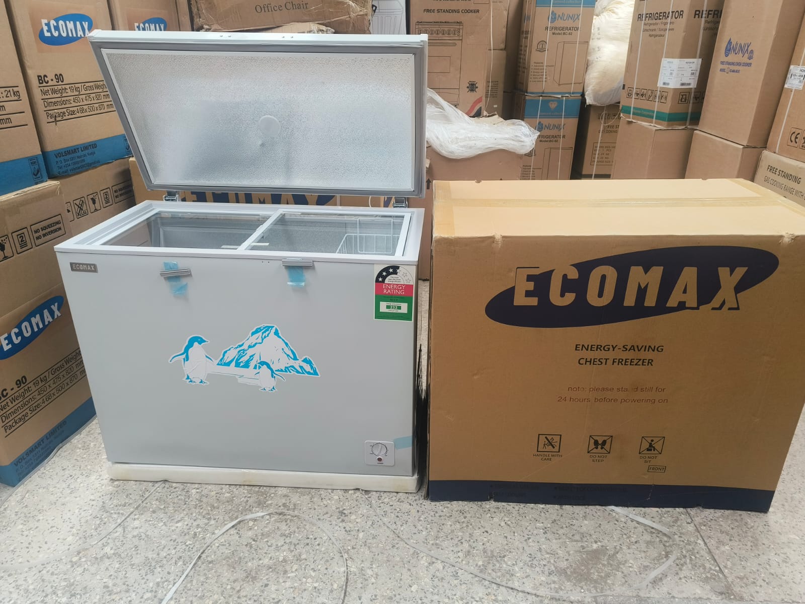 ECOMAX 219 L LARGE CAPACITY CHEST FREEZER