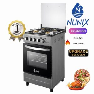 NUNIX 50*55 FULL GAS STANDING COOKER WITH GAS OVEN
