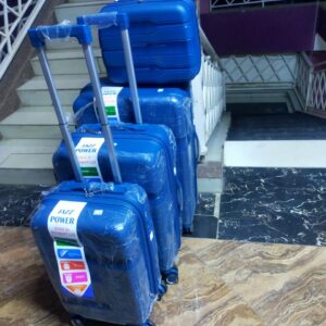 4 IN 1 LUXURIOUS PP RUBBER TRAVEL SUITCASE