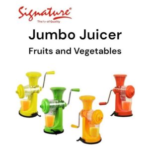 Signature Manual Fruits And Vegetables Jumbo Juicer
