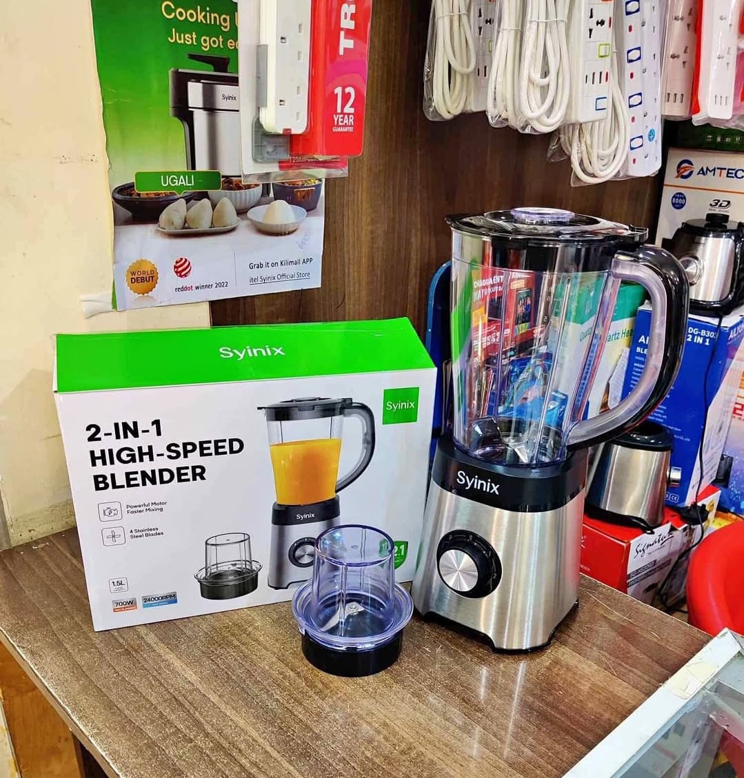 Syinix 2in1blender with safety lock switch