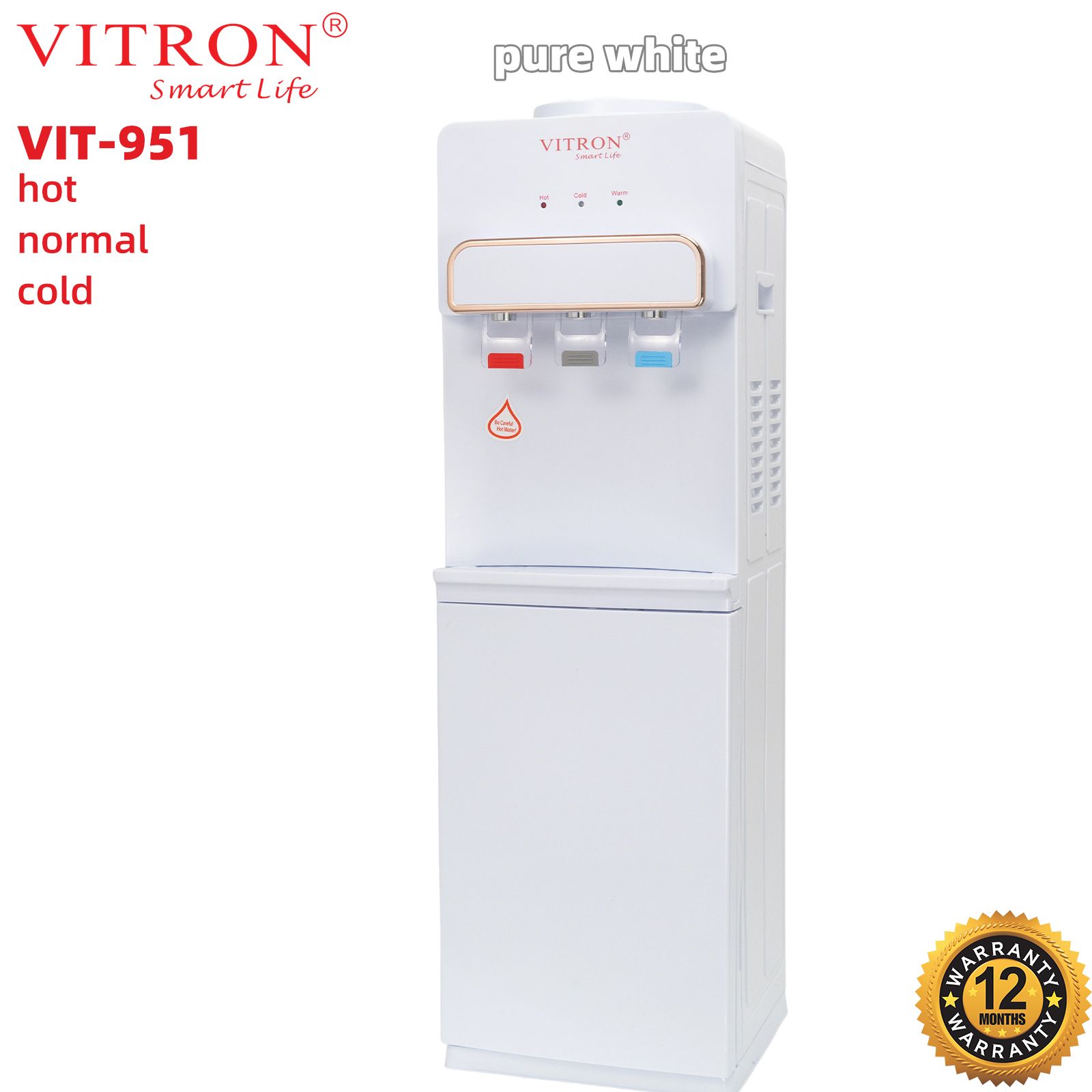 Vitron (VIT-951) Dispenser Hot , Normal and Cold Dispenser