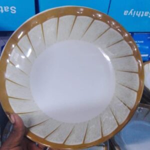12 PCS ELEGANT MELAMINE PLATES