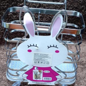 Metallic Partioned Spoon Holder