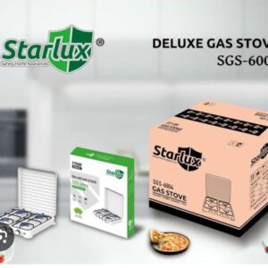 Starlux 4 All Gas Burner Table Top Cooker- Silver