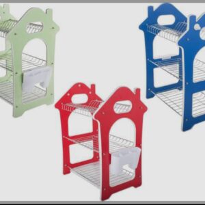 3 TIER WOODEN DISH RACK