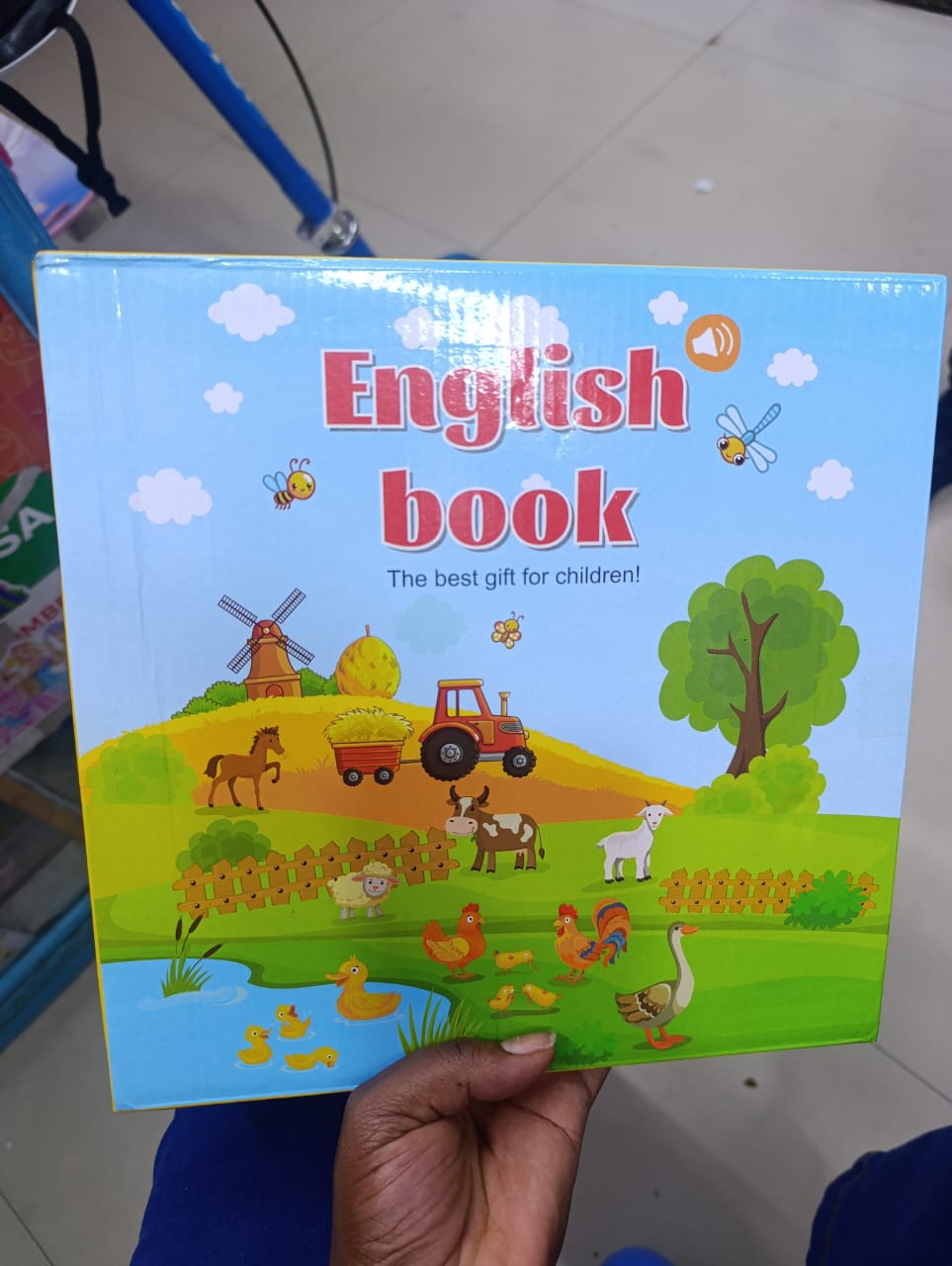 English Sound Book for Kids Battery Operated Learning Book – Interactive Educational Audio Book for Children