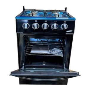 Ecomax 50×55cm 4 Gas Burner Cooker with Electric Oven