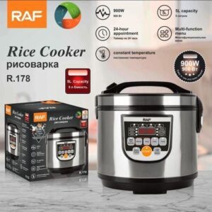 RAF 5L Multi-Functional Pressure Cooker | Automatic Smart Rice Cooker & Food Steamer