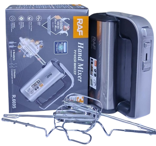 RAF Commercial Hand Mixer Electric | Heavy Duty Kitchen Hand Mixer Egg Beater Dough Mixer