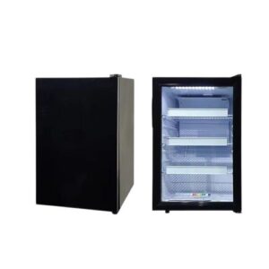 Premier 65L Showcase Refrigerator | Glass Door Display Fridge for Drinks and Snacks