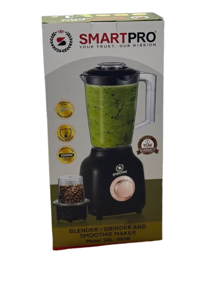 SMARTPRO 2 in 1 Blender – 1000W High Power