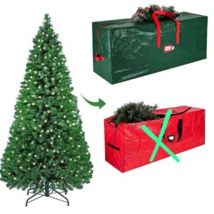 Christmas Tree Storage Bag – Extra Large Waterproof Storage Bag for Up to 10FT Christmas Trees