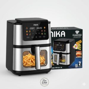 Mika Air Fryer Digital 8L Air Fryer MAFDW2208 – Large Capacity Oil-Free Air Fryer with Touch Control