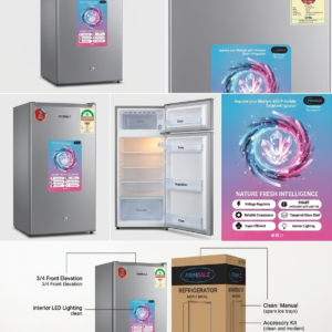 Primdale 92L Single Door Refrigerator | Compact Energy Efficient Mini Fridge