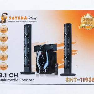 Sayona Tallboy 3.1 Channel Bluetooth Home Theater System