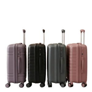 Luxurious Small Hard Shell Suitcase Briefcase Travel Bag | Durable Rubber Travel Luggage Case