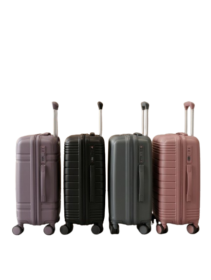 Luxurious Small Hard Shell Suitcase Briefcase Travel Bag | Durable Rubber Travel Luggage Case