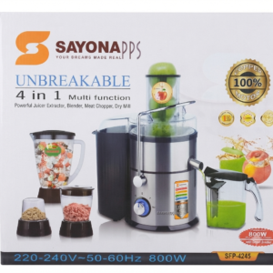 Sayona SFP-4245 4-in-1 Food Processor